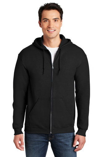 Gildan Heavy Blend Adult Full Zip Hooded Sweatshirt w/ Embroidery (HCEAA)